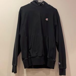 Black champion hoodie